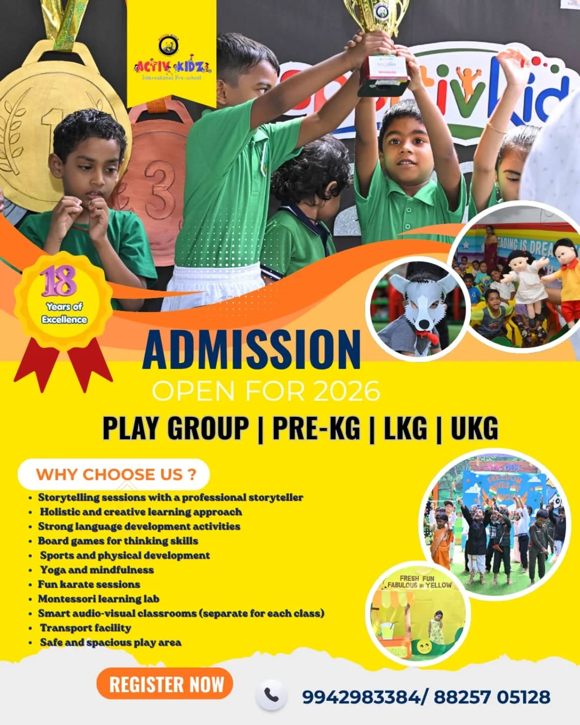 Admissions Open 2026 — Activ Kidz